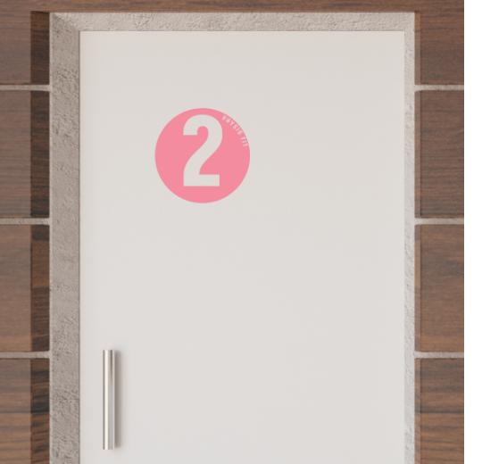 Türaufkleber selber gestalten