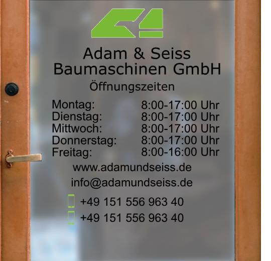 Öffnungszeiten Aufkleber selber gestalten
