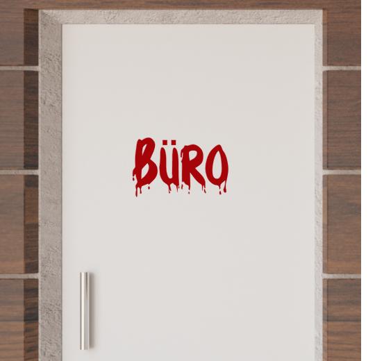 Türaufkleber selber gestalten