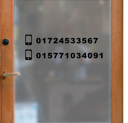 Öffnungszeiten Aufkleber selber gestalten