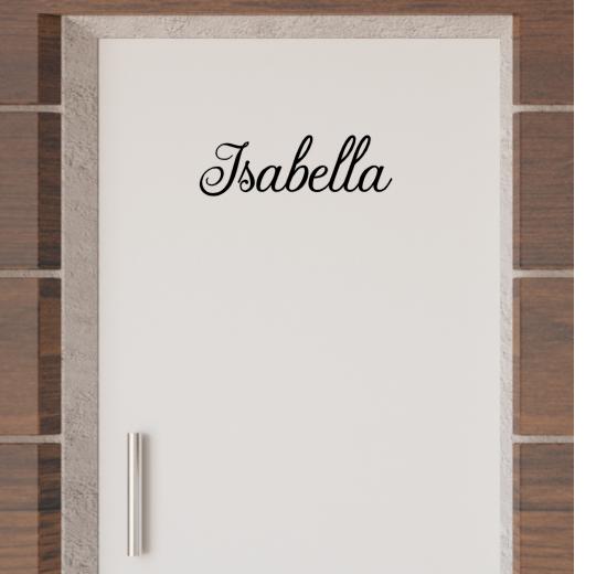 Türaufkleber selber gestalten