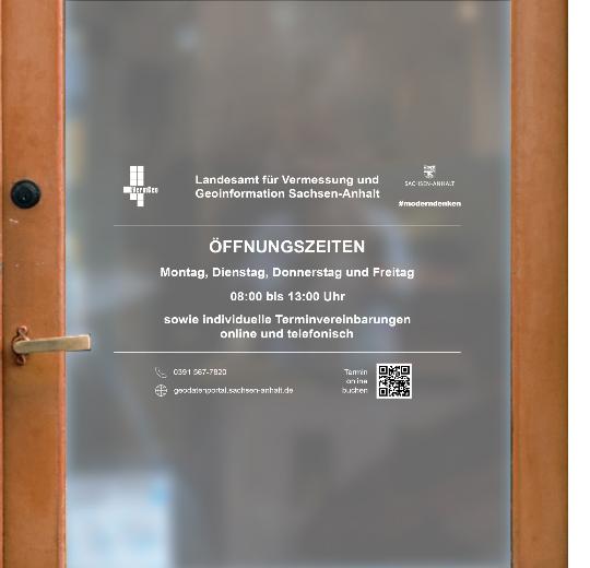 Öffnungszeiten Aufkleber selber gestalten