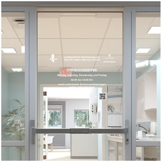 Glastüraufkleber selber gestalten