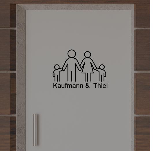 Türaufkleber selber gestalten