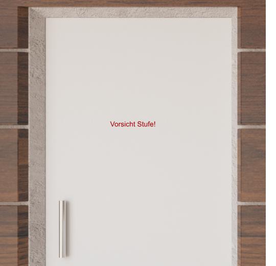 Türaufkleber selber gestalten