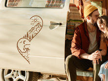 Laden Sie das Bild in den Galerie-Viewer, Autoaufkleber Adventure Liebe Herz