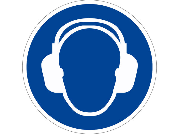 Aufkleber M003 Gehörschutz benutzen