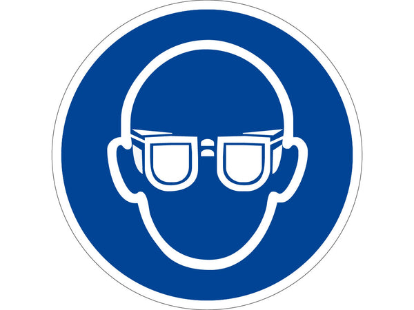 Aufkleber M004 Augenschutz benutzen