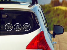 Laden Sie das Bild in den Galerie-Viewer, Autoaufkleber Angeln &amp; Camping