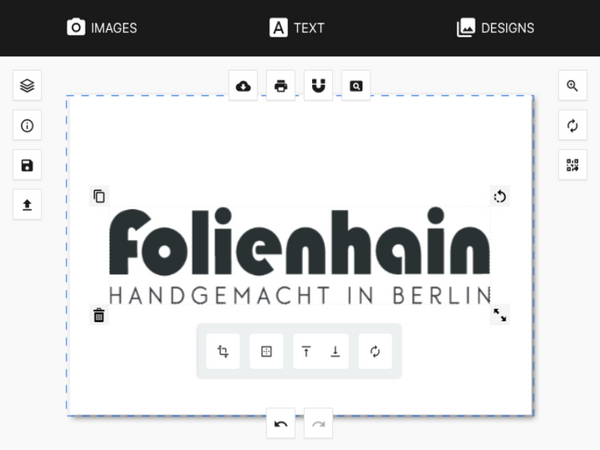 Firmenschild Aludibond 3:2