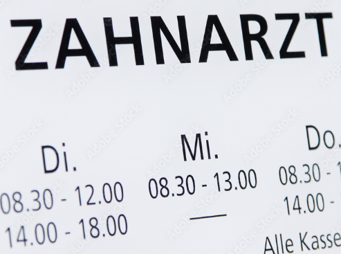 Öffnungszeitenaufkleber eigenes Motiv plotten lassen