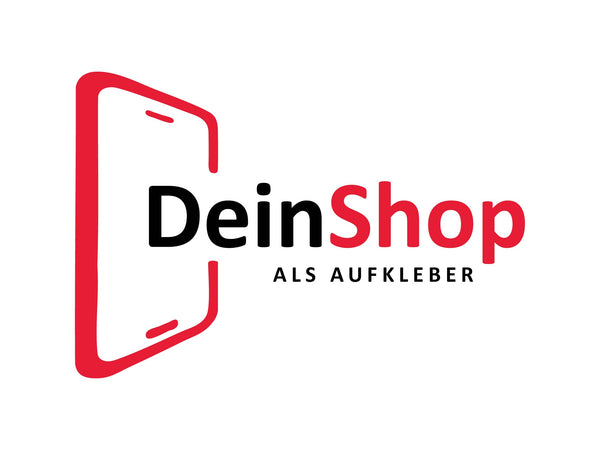 Handy Shop Aufkleber mit Name