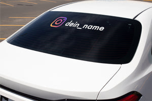 Instagram Autoaufkleber
