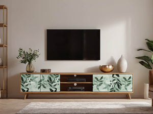 Japandi Retro Pflanzen Sideboard