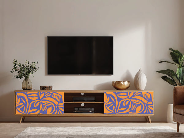 Möbelfolie Summer Floral Fernsehschrank