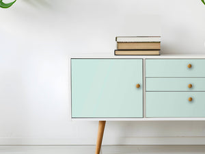 Möbelfolie Pastelltürkis Schrank