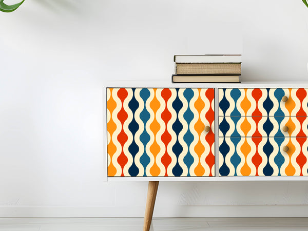 Möbelfolie Retro Nostalgie