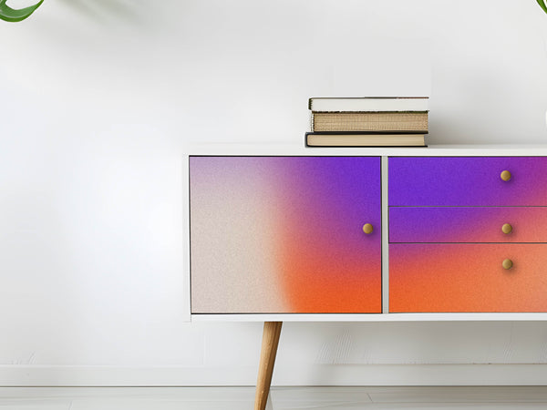 Möbelfolie Lila Rot Weiß Verlauf