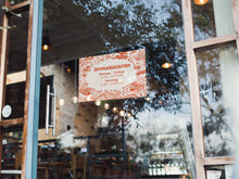 Laden Sie das Bild in den Galerie-Viewer, Öffnungszeiten Aufkleber Restaurant Ramen &amp; Asia Nudeln rot