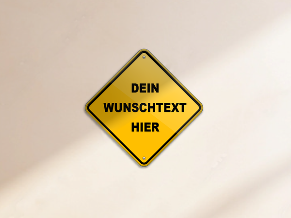 Straßenschild mit Wunschtext Dekoschild