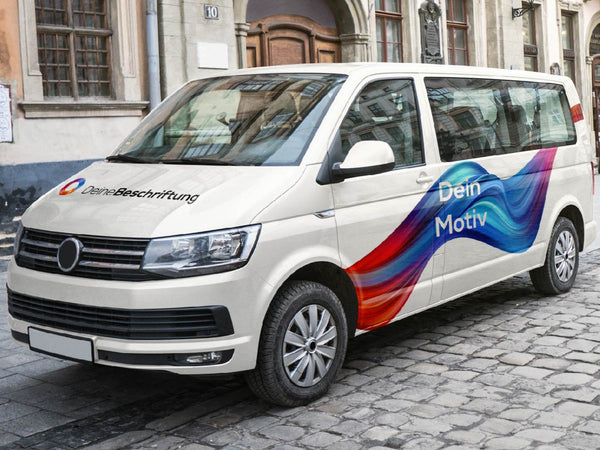 Autoaufkleber drucken lassen - Mehrfarbig