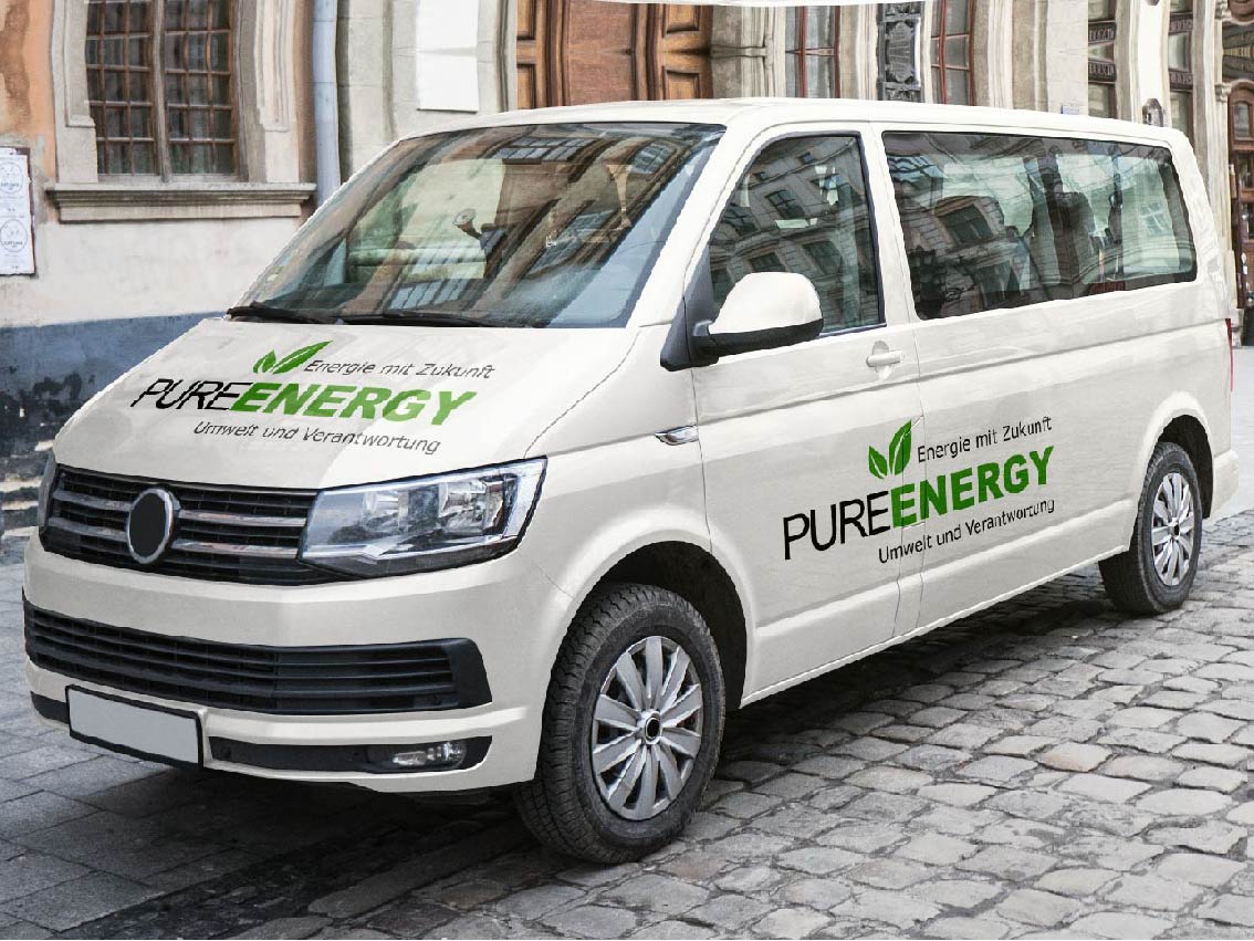 Autoaufkleber eigenes Motiv plotten lassen Firmenbeschriftung