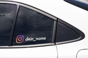 Instagram Autoaufkleber