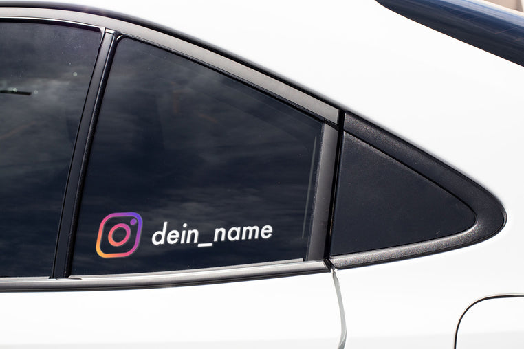 Instagram Autoaufkleber