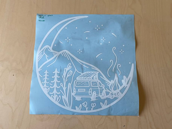 Aufkleber Van Camper