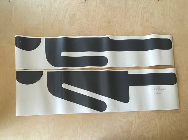 Aufkleber WC Toilette Männlich Weiblich Rund Piktogramm 100cm