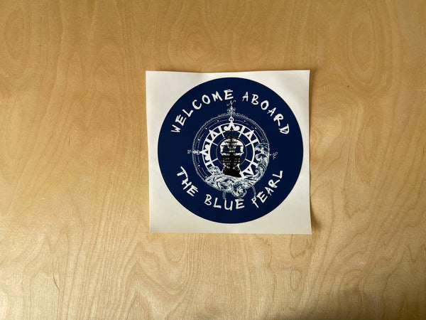 Aufkleber Blue Pearl 20cm