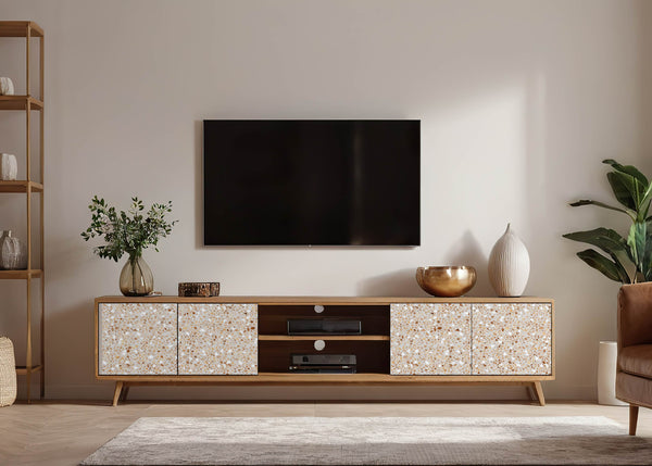 Möbelfolie Terrazzo Sideboard