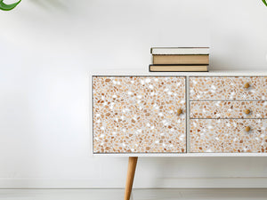Möbelfolie Terrazzo Schrank