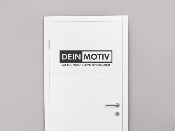 Türaufkleber 1-2 farbig ohne Hintergrund