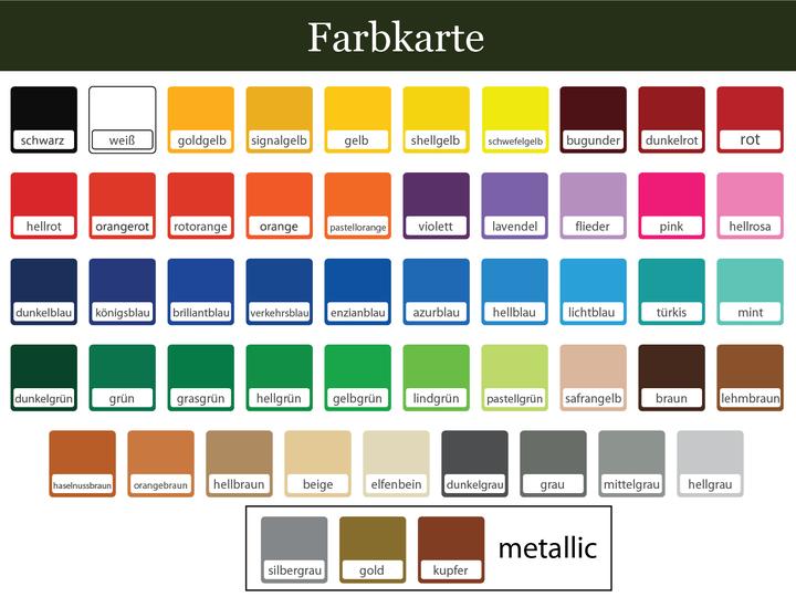 Pictograma de inodoro de etiqueta de carta de colores