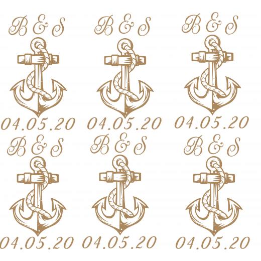 Aufkleber selber gestalten - Arbeitsfläche 25cm x 25cm