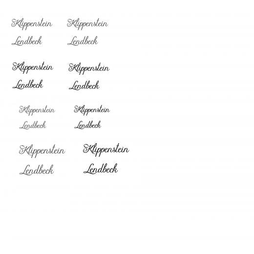 Aufkleber selber gestalten - Arbeitsfläche 50cm x 50cm