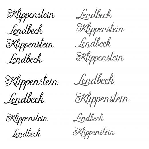 Aufkleber selber gestalten - Arbeitsfläche 25cm x 25cm