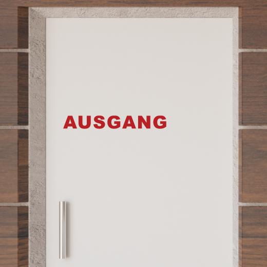 Türaufkleber selber gestalten