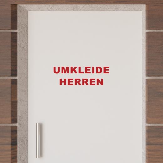 Türaufkleber selber gestalten