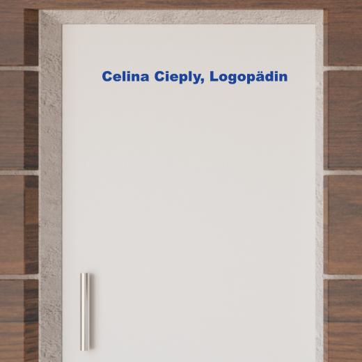 Türaufkleber selber gestalten