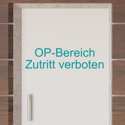 Türaufkleber selber gestalten