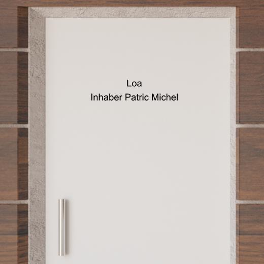 Türaufkleber selber gestalten