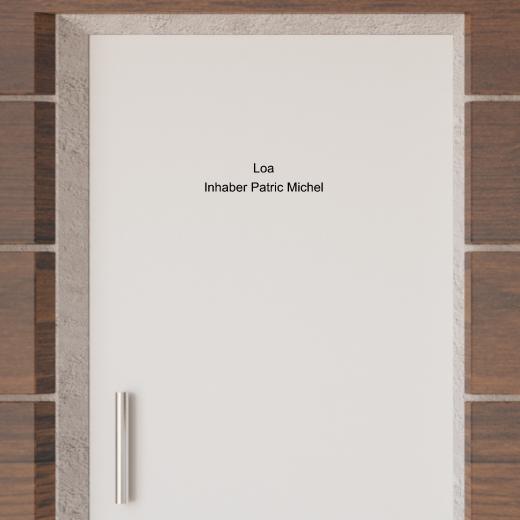 Türaufkleber selber gestalten