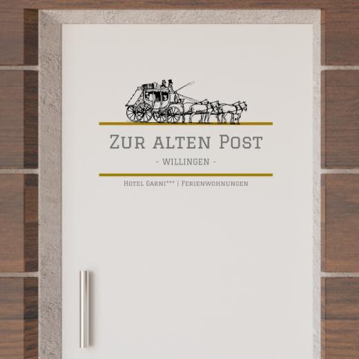 Türaufkleber selber gestalten