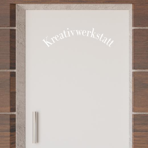 Türaufkleber selber gestalten