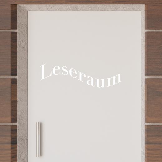 Türaufkleber selber gestalten