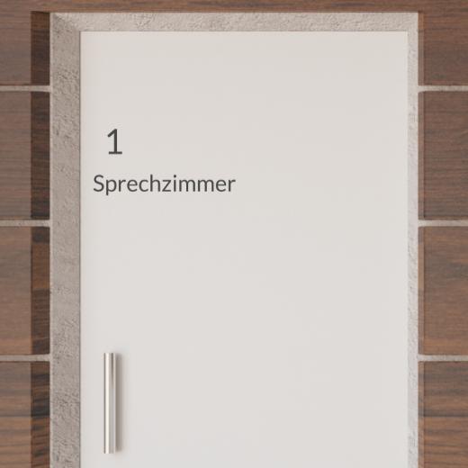 Türaufkleber selber gestalten