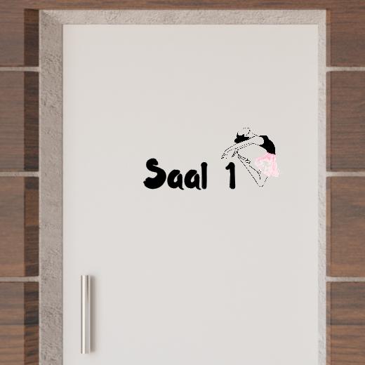 Türaufkleber selber gestalten