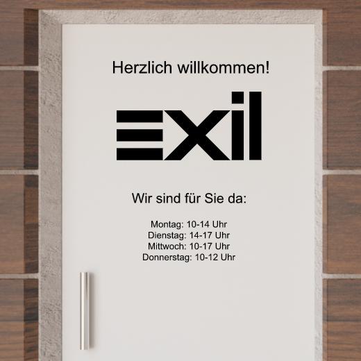 Türaufkleber selber gestalten